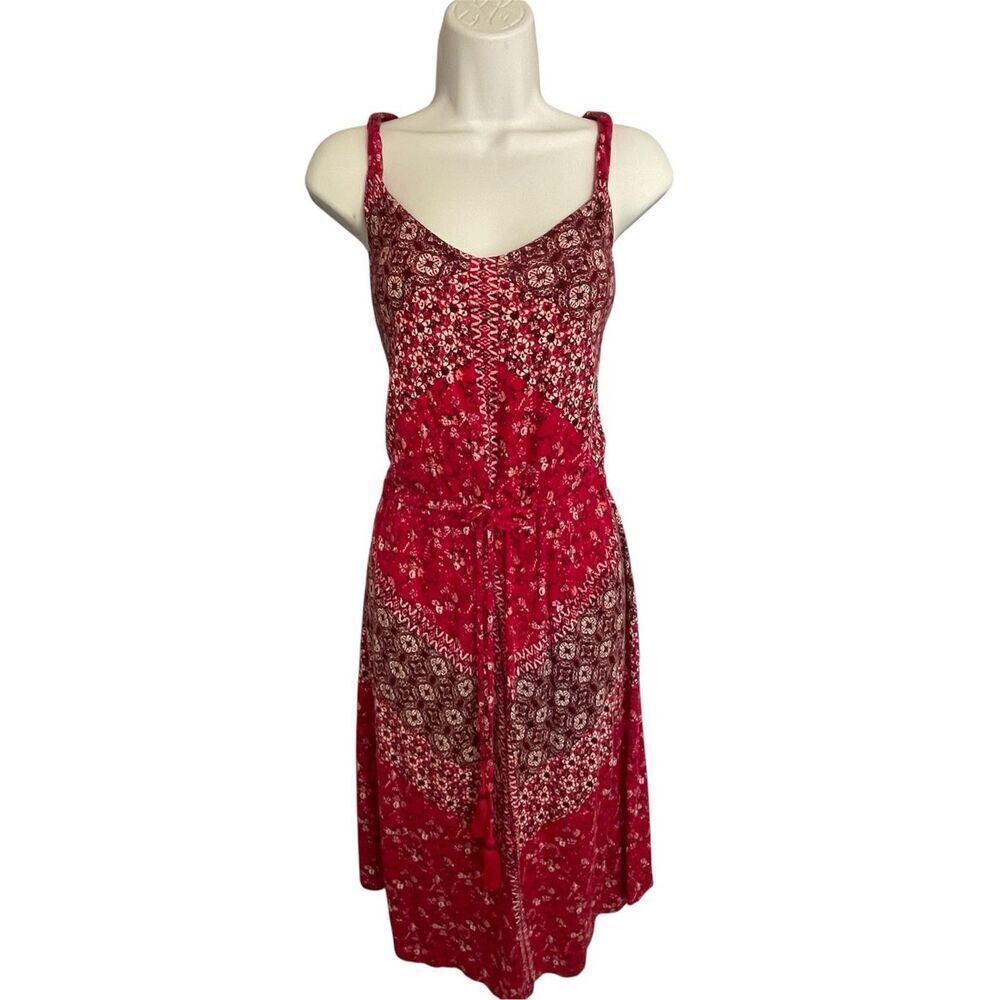 Lucky Brand Boho Paisley Bandana Tank Dress Women’s Size 2X